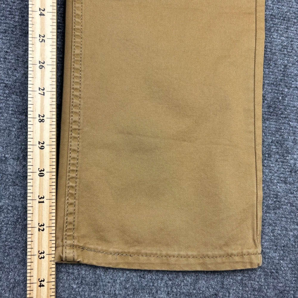Levi's 514 Straight Pants Mens 34x34 Tan Khaki Cotton Twill Casual Workwear NWT - Picture 10 of 12